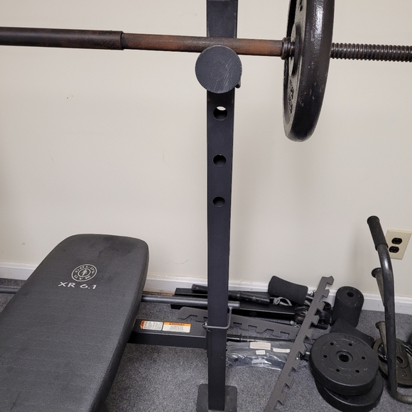 Gold's Gym Other Golds Gym Bench Weights And Weight Rack Included